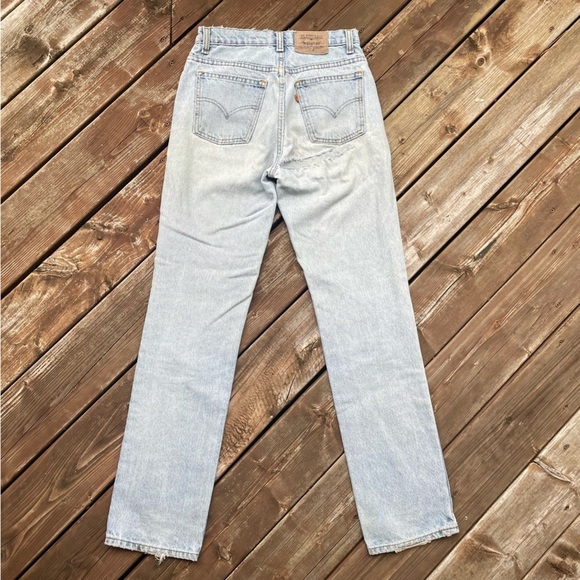 Levi's 619 orange tab vintage 1990s jeans size 27 - Picture 2 of 16